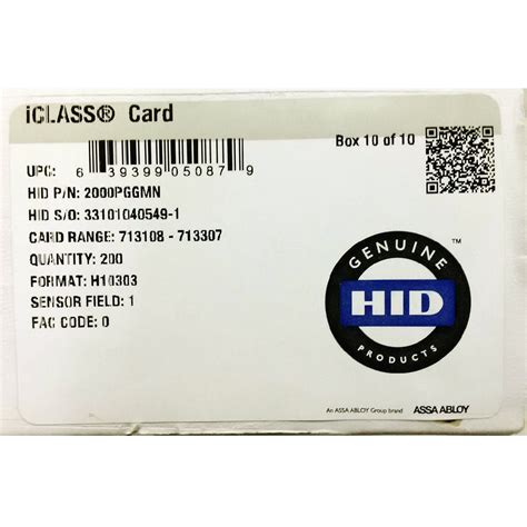 hid 13.56 mhz card